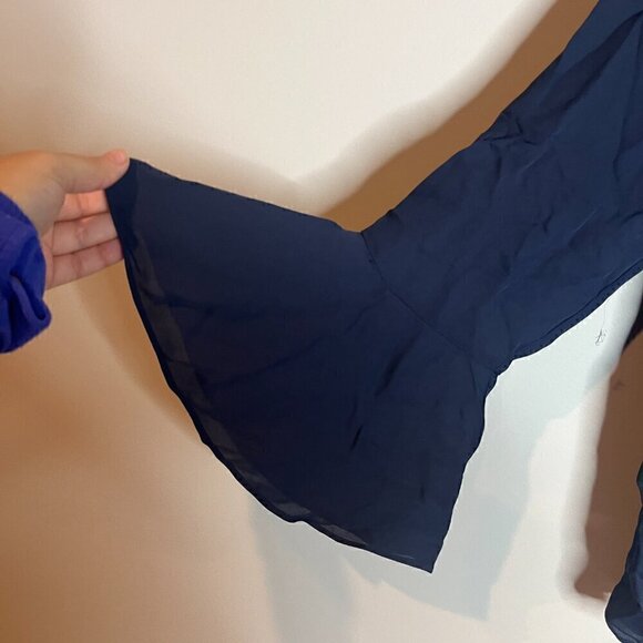 Joie Awilda B Babydoll Blouse in Navy Blue - Picture 3 of 6